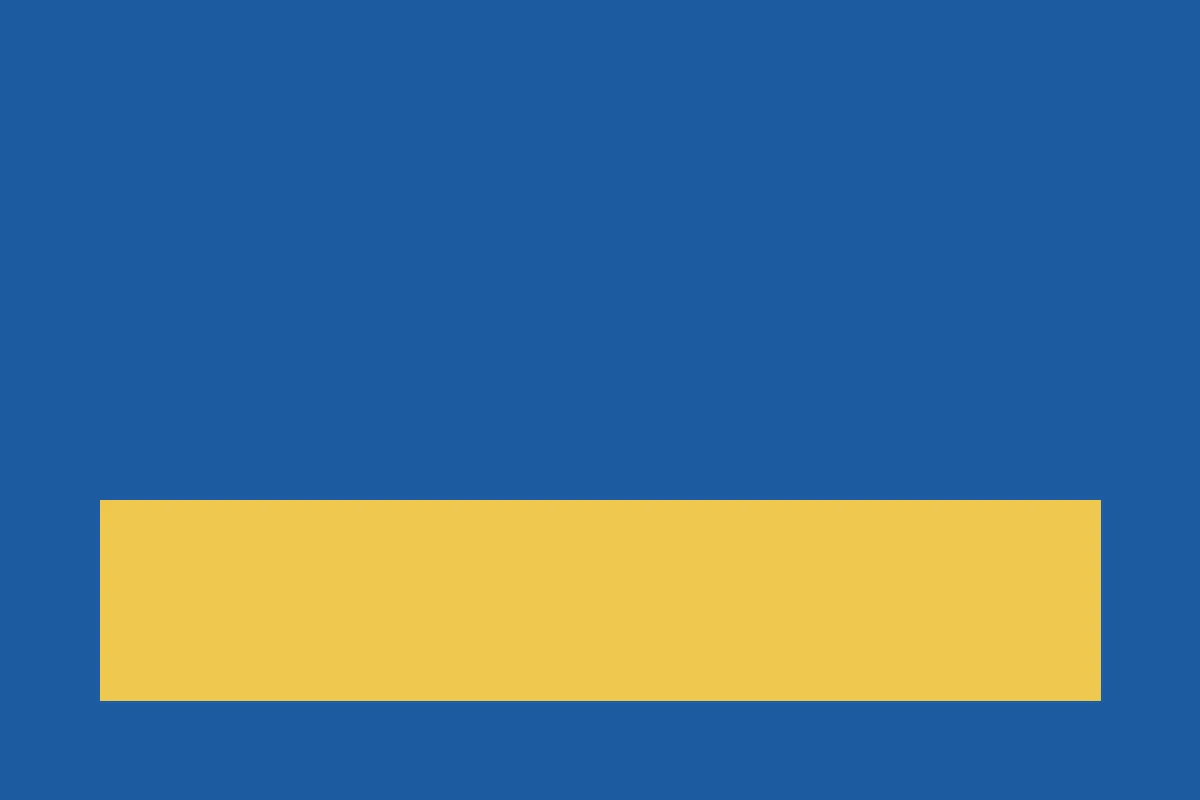 A blue panel crossed by a yellow bar: the site’s placeholder illustration